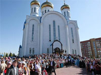 Курская-Коренная икона Божией Матери «Знамение» принесена в столицу Казахстана