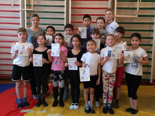 Отчет соревнования в младших классах по спортивной акробатике
