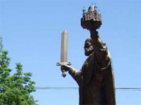 Памятник Николаю Чудотворцу установлен в Алматы | Фото с сайта nikolski.kz