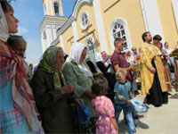 В Петропавловске православные казахстанцы молятся о дожде | фото с сайта www.petr-pavel.kz