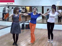В Астане психологи начали лечить стрессы танцами