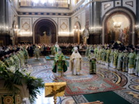 Патриарх Кирилл обратился к верующим на торжественной литургии