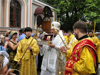 Мощи святителя Николая в Петропавловске | Фото с сайта mitropolia.kz