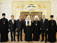 Патриарх Кирилл принял делегацию из Казахстана