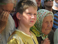 В Петропавловске православные казахстанцы молятся о дожде | фото с сайта www.petr-pavel.kz